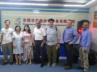 美國金霸王客戶(hù)蒞臨我司驗廠(chǎng)